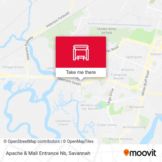 Mapa de Apache & Mall Entrance Nb