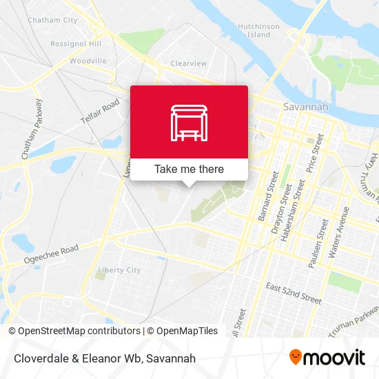 Mapa de Cloverdale & Eleanor Wb