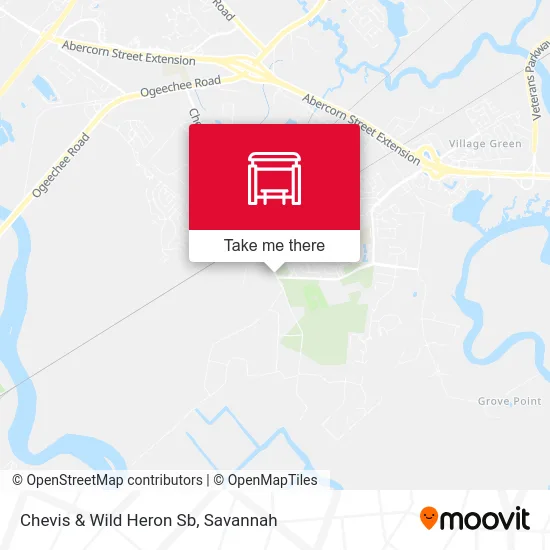 Mapa de Chevis & Wild Heron Sb