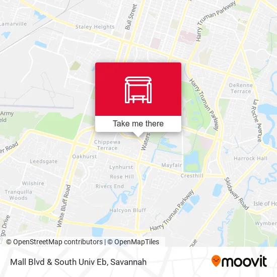 Mapa de Mall Blvd & South Univ Eb