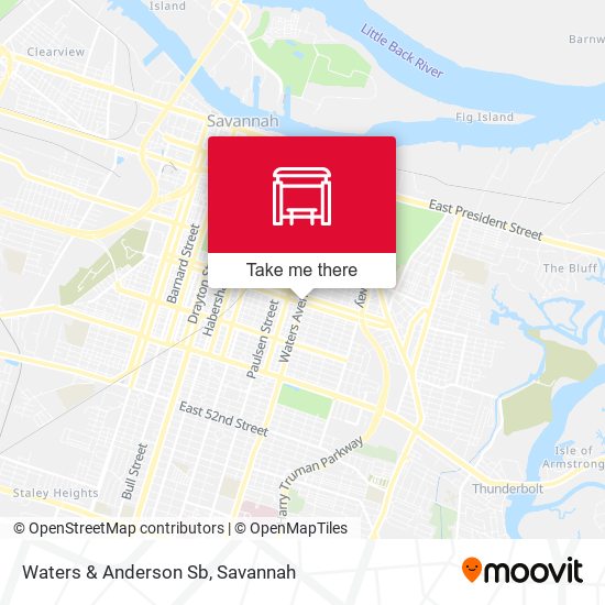 Mapa de Waters & Anderson Sb