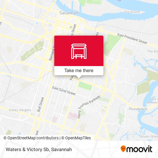 Mapa de Waters & Victory Sb
