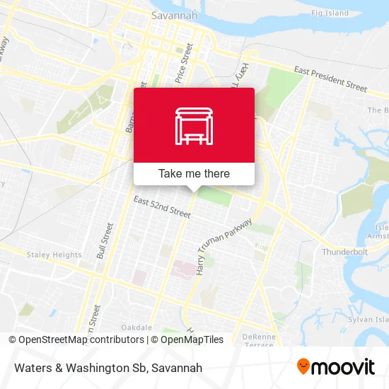 Mapa de Waters & Washington Sb