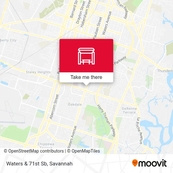 Waters & 71st Sb map