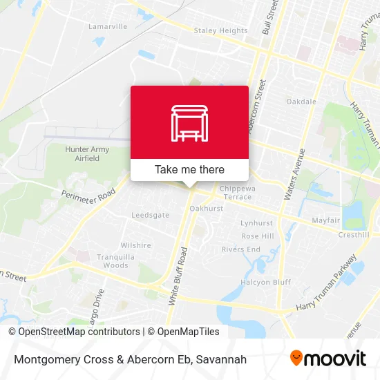 Mapa de Montgomery Cross & Abercorn Eb