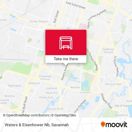 Mapa de Waters & Eisenhower Nb