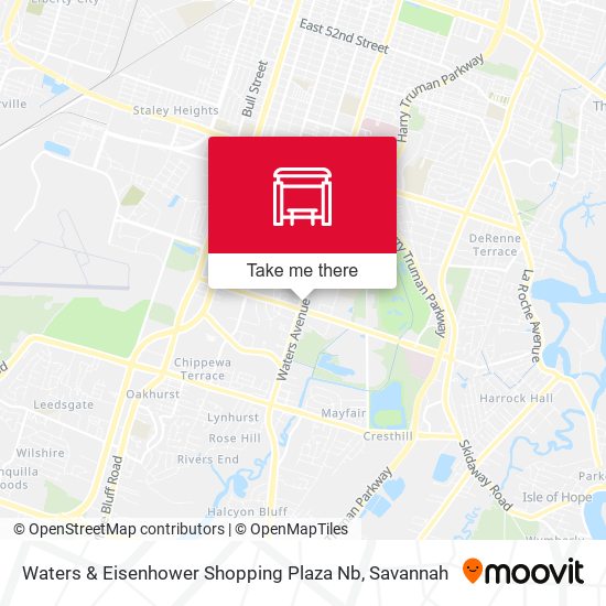 Waters & Eisenhower Shopping Plaza Nb map