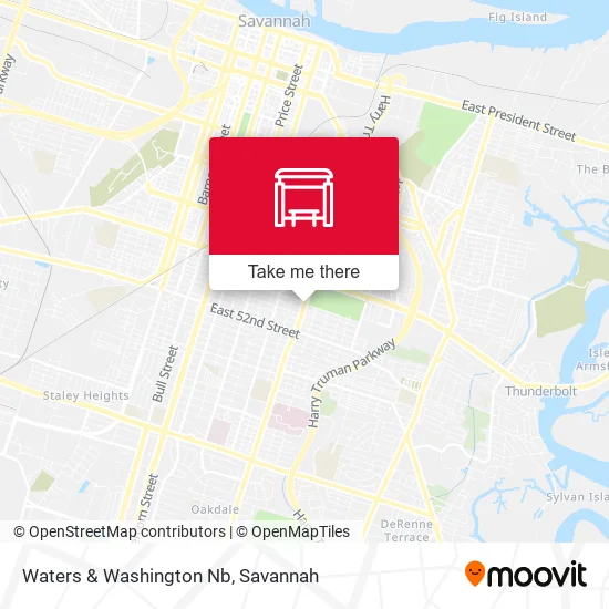 Mapa de Waters & Washington Nb