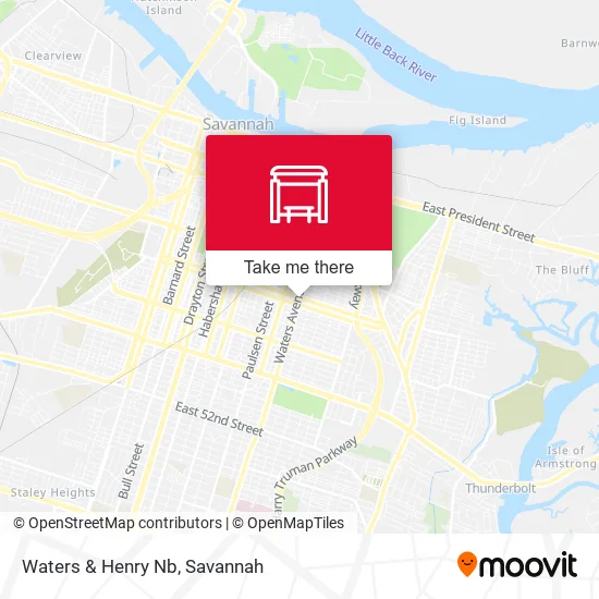 Mapa de Waters & Henry Nb