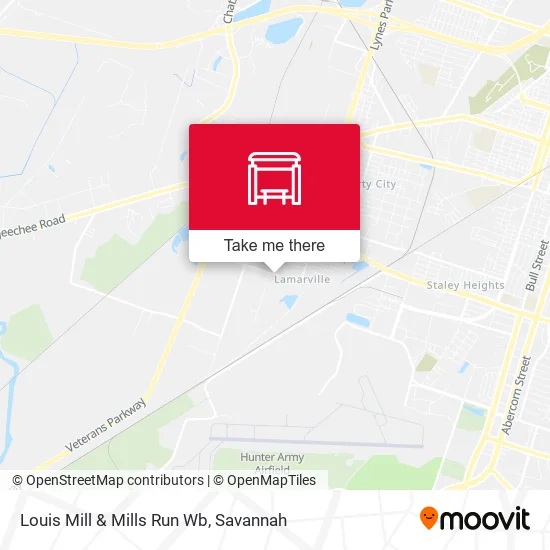 Mapa de Louis Mill & Mills Run Wb
