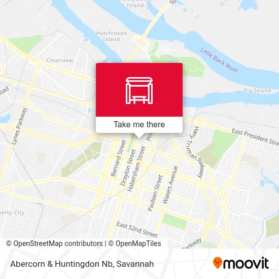 Mapa de Abercorn & Huntingdon Nb