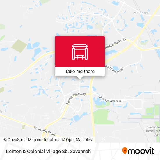 Mapa de Benton & Colonial Village Sb
