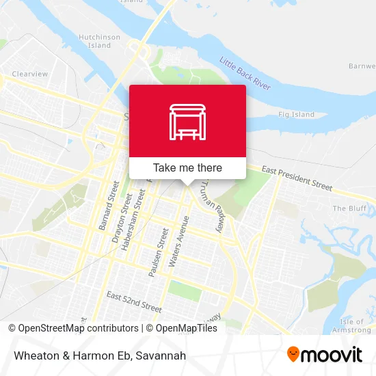 Mapa de Wheaton & Harmon Eb