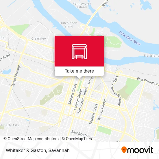 Whitaker & Gaston map