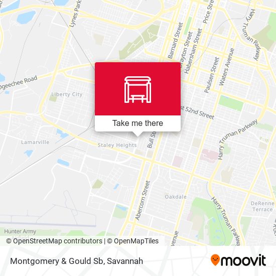 Mapa de Montgomery & Gould Sb