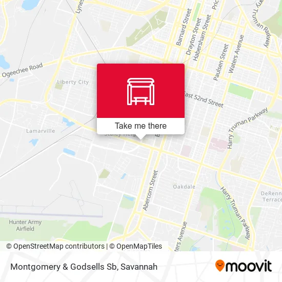 Mapa de Montgomery & Godsells Sb