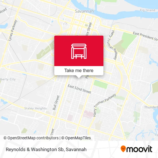 Mapa de Reynolds & Washington Sb