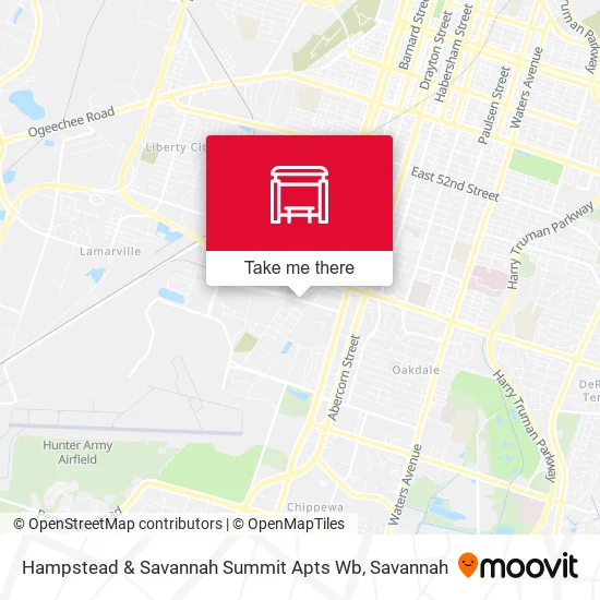 Mapa de Hampstead & Savannah Summit Apts Wb