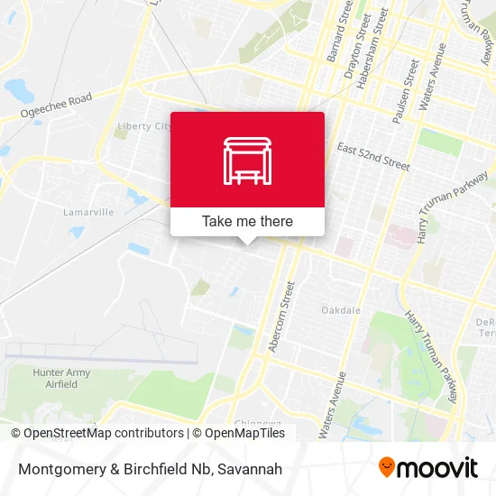Mapa de Montgomery & Birchfield Nb
