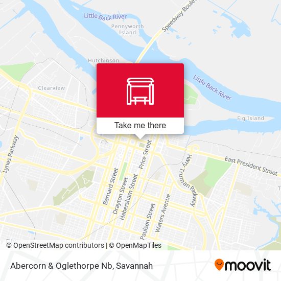 Mapa de Abercorn & Oglethorpe Nb