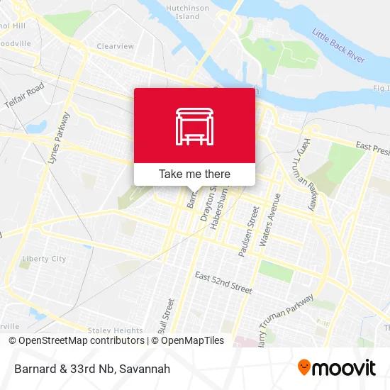 Barnard & 33rd Nb map