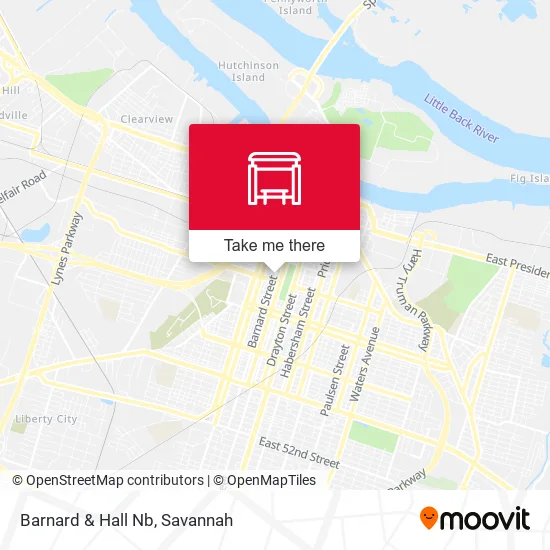 Barnard & Hall Nb map