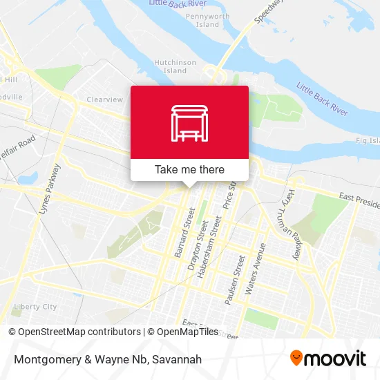 Mapa de Montgomery & Wayne Nb