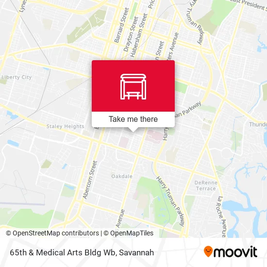 Mapa de 65th & Medical Arts Bldg Wb