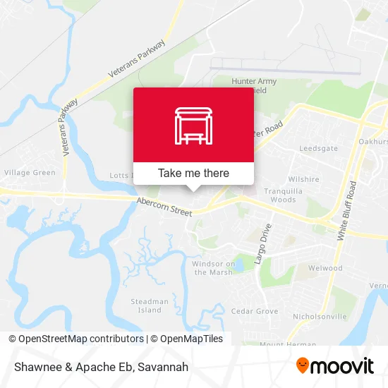 Mapa de Shawnee & Apache Eb