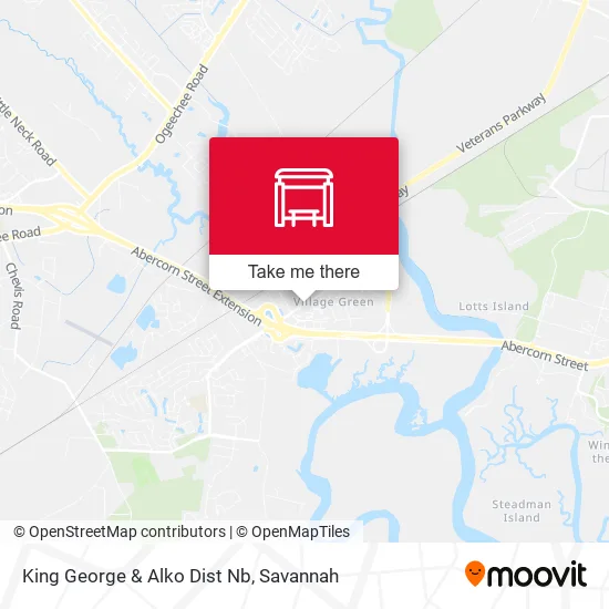 Mapa de King George & Alko Dist Nb