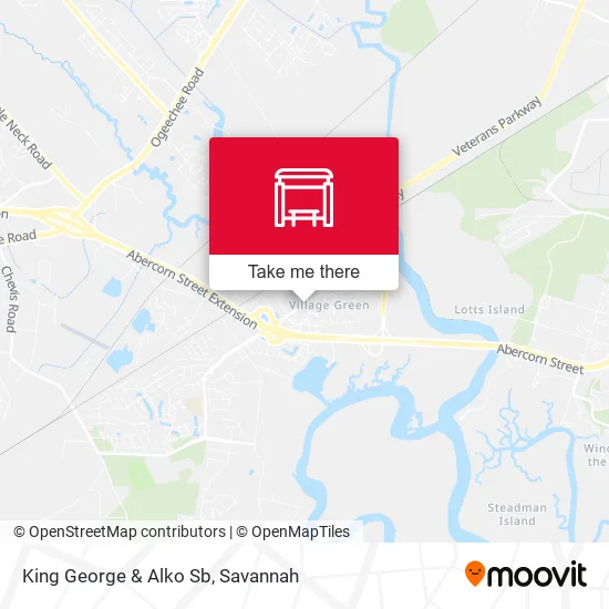 Mapa de King George & Alko Sb
