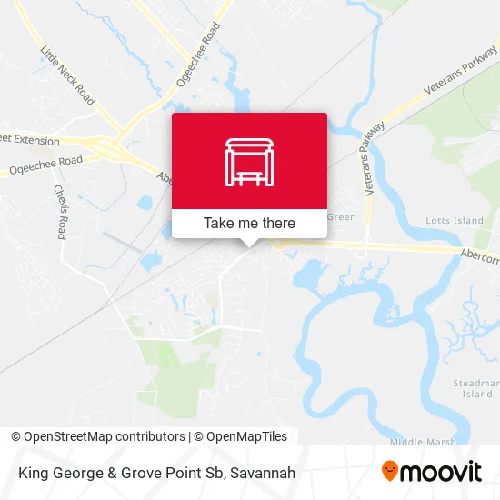 Mapa de King George & Grove Point Sb