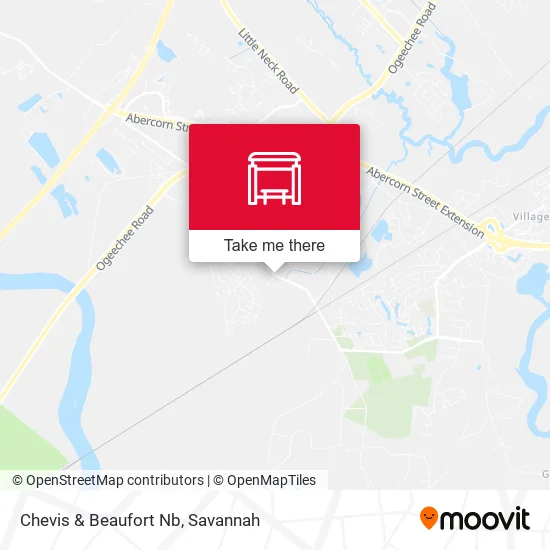 Mapa de Chevis & Beaufort Nb