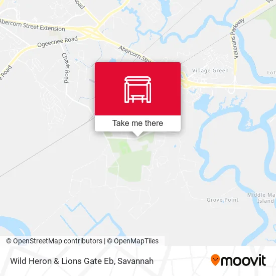 Mapa de Wild Heron & Lions Gate Eb