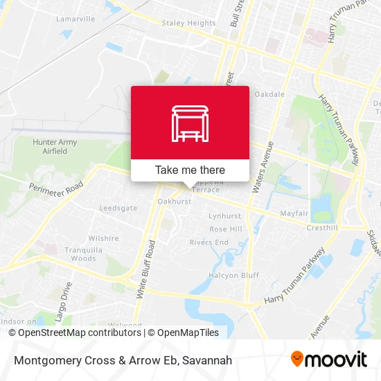 Mapa de Montgomery Cross & Arrow Eb