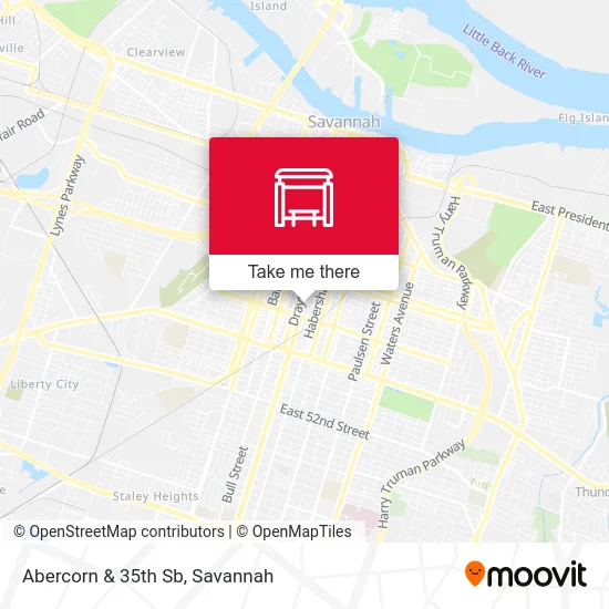 Abercorn & 35th Sb map