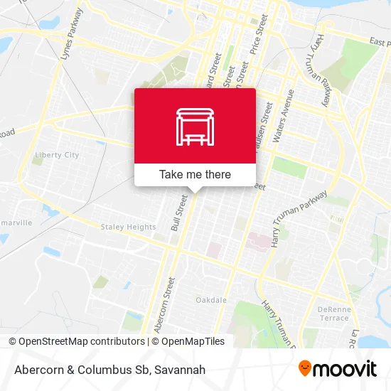 Mapa de Abercorn & Columbus Sb