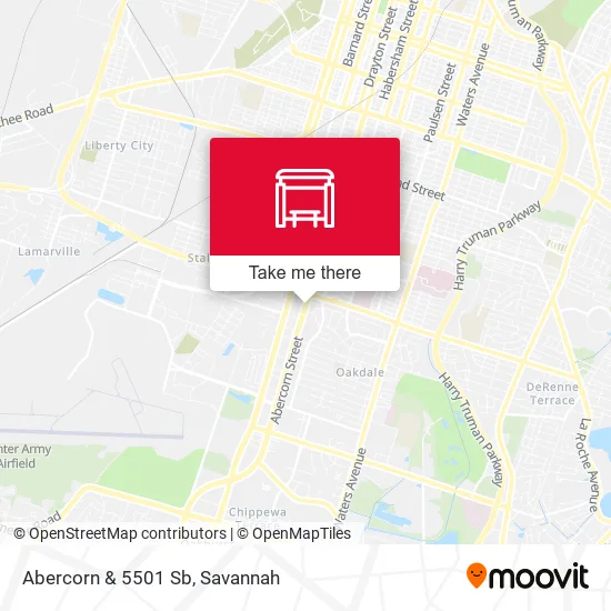 Mapa de Abercorn &  5501 Sb