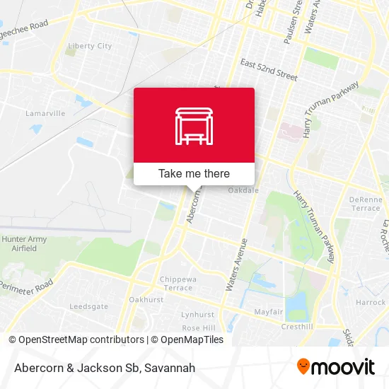 Mapa de Abercorn & Jackson Sb