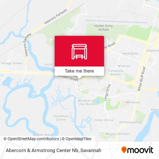 Mapa de Abercorn & Armstrong Center Nb