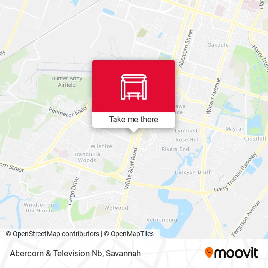 Mapa de Abercorn & Television Nb