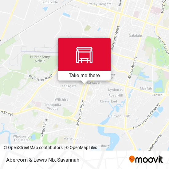 Mapa de Abercorn & Lewis Nb