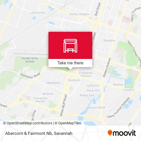 Abercorn & Fairmont Nb map