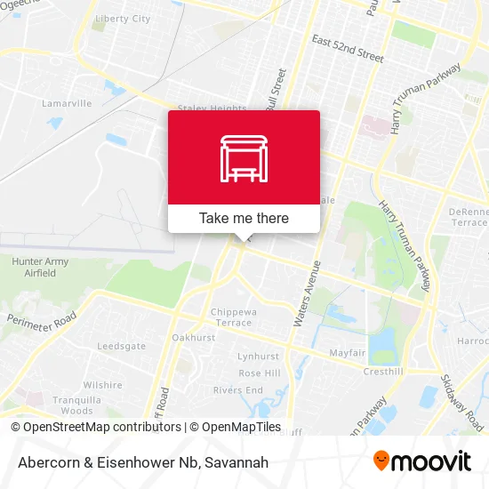 Mapa de Abercorn & Eisenhower Nb