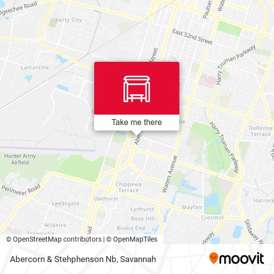 Mapa de Abercorn & Stehphenson Nb