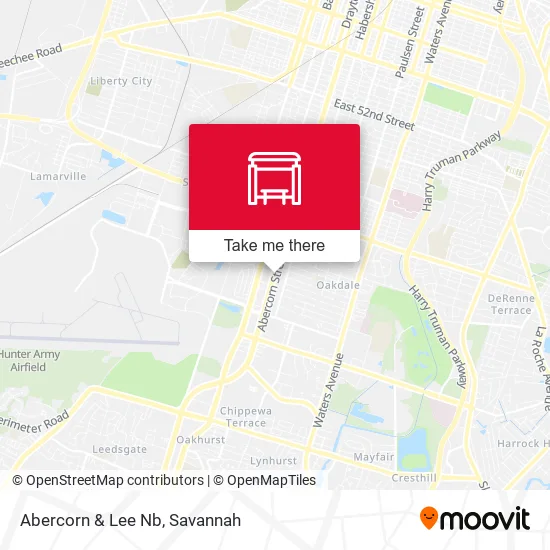 Mapa de Abercorn & Lee Nb