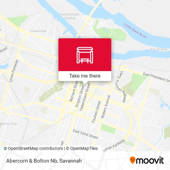 Mapa de Abercorn & Bolton Nb