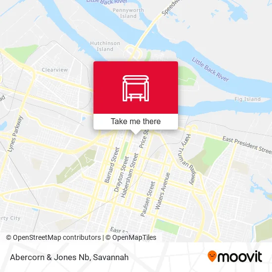 Mapa de Abercorn & Jones Nb
