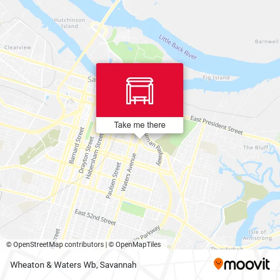 Mapa de Wheaton & Waters Wb