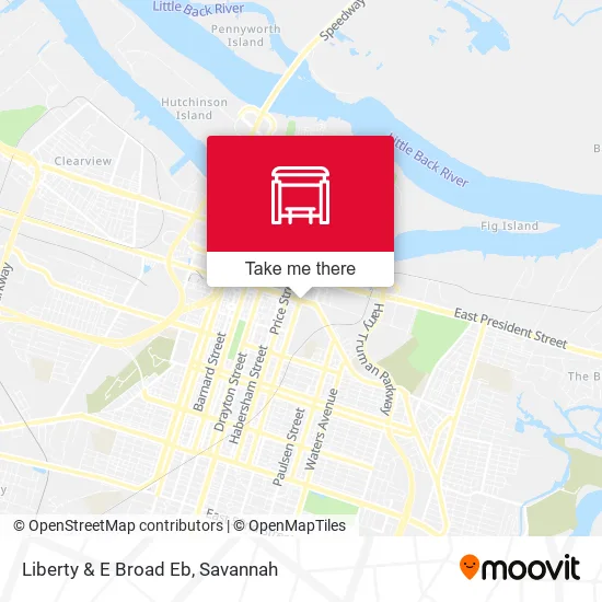 Mapa de Liberty & E Broad Eb